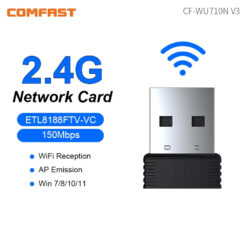 Comfast CF-WU710N 2.4G Network Card 150Mbps Wireless USB WiFi Adapter